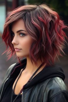 Rocker Chic Hair, Book Styling, Edgy Hair Color, Shaggy Bob Hairstyles, Edgy Haircuts, Dye Ideas, Hair Appointment, Edgy Hair