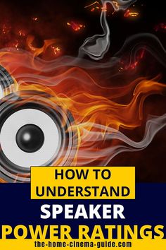 an audio speaker on fire with the words how to understand speaker power ratings