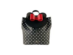 Style: Kate Spade X Disney Minnie Mouse Medium Backpack Bag Material: Refined Grain Leather Features: Top Handle, Adjustable Shoulder Straps, Interior Zip and Slip Pockets, Signature Minnie Ears and Bow Design Measures: 22.86 cm W x 24.13 cm H x 12.06 cm D Kate Spade Disney, Medium Backpack, Minnie Ears, Backpack Bag, Bow Design, Kate Spade Bag, Satchel Bags, Belt Bag, Womens Jewelry Bracelets