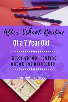 If the after school hours feel out of control and chaotic, it helps to create an after school routine. Learn the exact after school routine used with my 7 year old, and how you can create an after school routine that works for your family. Plus, six tips to create a successful after school routine. A free After School Routine Checklist printable is included. #afterschool #afterschoolroutine #routine #freeprintable Routine Checklist Printable, Homework Routine, Routine Printable, School Checklist, Printable School, Routine Checklist