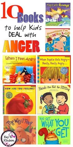 ten books to help kids deal with anger