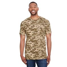 S&S Men's Camo T-Shirt Size: XL.  Color: Brown.  Gender: male.  Age Group: adult. Cheap Camouflage Casual T-shirt, Cheap Casual Camouflage T-shirt, Camo Jersey, Fallen Soldiers, Camo Tee, Printed Jersey, Woodland Camo, Camo Hoodie, Usa Outfit