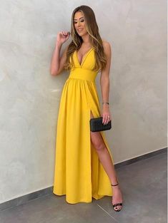 Yellow Sleeveless Prom Evening Dress, Yellow Sleeveless Evening Dress For Prom, Sleeveless Yellow Evening Dress For Prom, Yellow Sleeveless Maxi Dress For Wedding, Sleeveless Yellow Maxi Dress For Wedding, Yellow Fitted Bodice Sleeveless Evening Dress, Yellow Sleeveless Maxi Dress For Evening, Yellow Sleeveless Formal Dress, Yellow Sleeveless Maxi Dress For Formal Events