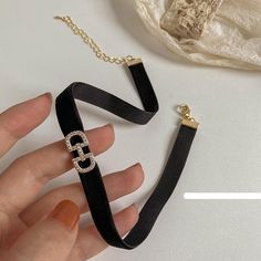 Black Rope Chocker-The Korean Fashion Black Rope Necklace, Black Rope, Women's Jewelry Sets, Earrings Women, Rope Necklace, Rings Necklaces, Types Of Fashion Styles, Shop Necklaces, Jewelry Set