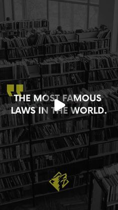 the most famous laws in the world