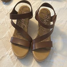 Purchased From Burke’s Outlet - Never Been Worn Blowfish Sandals. Run More Like A 7.5. Very Narrow Blowfish Sandals, Blowfish Shoes, Womens Shoes Wedges, Outlet, Wedges, Women Shoes, Running, Sandals, Women Shopping