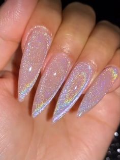 Unghie Sfumate, Soya Mumu, Cat Eye Nails, Holographic Nails, Luxury Nails, Fancy Nails, Chic Nails, Dope Nails, Chrome Nails