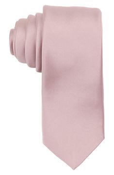 Solid coloring brings effortless versatility to a tie crafted from polished satin to elevate any formal or semiformal look. 3" width; 63" length 100% polyester Dry clean Imported Adjustable Solid Satin Ties, Tie Crafts, Semi Formal, Rose Quartz, Brooklyn, Dry Clean, Nordstrom, Solid Color, Satin