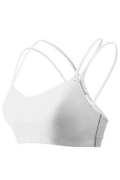 Product details Fabric type 81% Nylon, 19% Lycra Care instructions Hand Wash Only Closure type Pull-On About this item Experience ultimate comfort and flexibility in our Dreamlux collection. Designed with Lycra fiber for superior elasticity, enjoy unrestricted movement and exceptional comfort in any activity. Enhanced workouts with our sports bra featuring Medium Impact support. Ensuring stability and comfort for moderate-intensity workouts without limiting movement. Crisscross back detail offer Foam Cups, Yoga Top, White Sports Bra, Dark Shades, Black Sports Bra, Yoga Tops, Intense Workout, Blue Ink, Nirvana