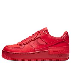 Nike Womens WMNS Air Force 1 Shadow 'Triple Red' CU3012-661 Nike Air Force 1 Shadow, Air Force 1 Shadow, Nike Womens, Nike Air Force 1, Stylish Sneakers, Skate Shoes, Air Force 1, Nike Air Force, Perfect Pair