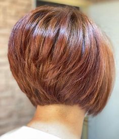 Copper Bob, Stacked Bob Haircuts, Short Stacked Haircuts, Short Stacked Hair, Short Stacked Bob Haircuts