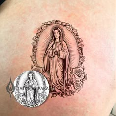 Virgen De Guadalupe Tattoo Ideas Women, Lady Of Guadalupe Tattoo, Guadalupe Tattoo, Religion Tattoos, Latino Art, Smart Jewelry, Dark Art Tattoo, Our Lady Of Guadalupe, Discreet Tattoos