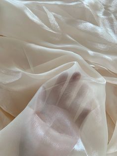 the white fabric is very soft and smooth