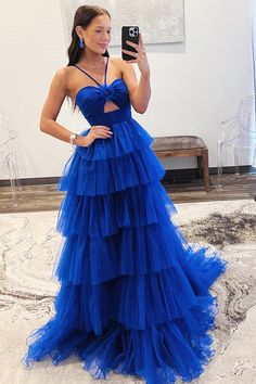 Be the talk of the town in this stunning blue print halter keyhole ruffle tiered long prom dress! Luxurious organza fabric creates a beautiful silhouette that will make you the center of attention. The keyhole, ruffles, and tiered skirt add an extra touch of elegance, perfect for any formal occasion. Be the belle of the ball with this beautiful dress!


SKU: MD0630
Organza Fabric
Floor Length
Size: US 0-26 W. Check our Size Chart to get your correct size. 
Recommend custom size for plus size.
Free custom size service is available. Email your exact measurements once order is placed. 
Fully lined & Built with bra
Processing time: 10-15 business days. 
If you want to speed up your dress processing time, please put in the link of rush order fee into your shopping cart to check out with the ite Wedding Dress Petticoat, Beautiful Silhouette, Talk Of The Town, Evening Dresses Cocktail, Mothers Dresses, Organza Fabric, The Talk, Long Prom Dress, Evening Dresses Prom