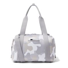 Landon Carryall Duffle Bag | Weekend Bag for Men & Women - Dagne Dover Functional White Shoulder Bag With Luggage Sleeve, Functional White Satchel For Travel, Functional White Travel Satchel, Functional White Shoulder Bag With Top Carry Handle, Functional White Shoulder Bag For Errands, Dagne Dover, Weekend Bag, Weekender Bag, The Gym