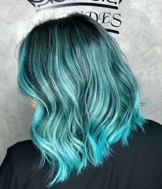 Baby Blue Hair, Hair Dyes, Bright Hair Colors, Hair Color Pastel, Bright Hair, Wild Hair