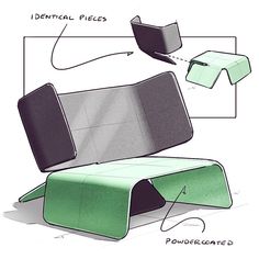 an image of a foldable couch with instructions