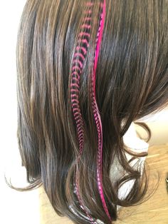 "This is a listing for a premium natural, real feather clip hair extension in various hues of pink. Clip lays flat on the hair and is very comfortable. You choose your length 6\"-10\" or 10\"-14\". You also choose the colour of the clip that best matches your roots. Great for pink lovers. A nice way to get colour and special textures in your hair without any damage. *Please allow small differences in colouring, as each feather is unique. If you have any special colour requests, convo me and I wi Early 2000s Hair, 2000s Hair, 2000s Girl, Feather Extensions, Hair Tinsel, Feather Hair Extensions, Hair Tie Bracelet, Hair Extension Clips, Rhinestone Hair Clip