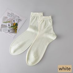 These socks are made of knit mulberry silk mix fabric, they are super soft, silky smooth, breathable, lightweight and healthy, super good for Summer or hot seasons.Free size, EU 34-39, us 4.5-8.5, Asia 22-25.Material: 80% mulberry silk, 17% spandex, 3% chinlon.The fabric has a light and natural feel. * Silk is a natural insulator keeping toes warm, but not too hot.* Gentle hold on legs without restriction.* Feel the comfort of walking barefoot. 6 solid colors. Comfortable Beige Socks For Summer, Comfortable Beige Summer Socks, Comfortable Breathable Socks For Spring, Solid Casual Socks, White Mid-calf Summer Socks, Comfortable Soft Socks, Comfortable Cream Socks, Soft White Spring Socks, Lightweight Casual Socks For Spring