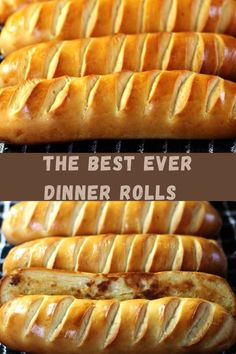 the best ever dinner rolls are made with fresh bread and baked in an air fryer