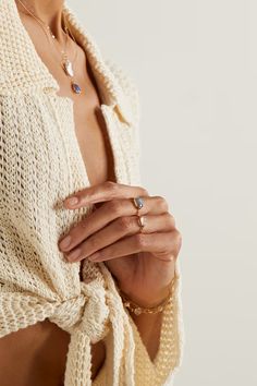 Gold 14-karat recycled gold moonstone ring | MELISSA JOY MANNING | NET-A-PORTER Gold Moonstone Ring, Melissa Joy Manning, Recycled Gold, Moonstone Ring, Natural Texture, Net A Porter, Women Collection, Jewellery And Watches, Moonstone