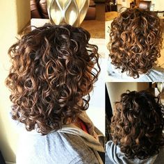 Perm Curls, Shoulder Length Curls, Spiral Perm, Short Permed Hair, Perm Hair, Curly Hair Photos, Permed Hairstyles, Curly Hair Tips, Curly Hair Cuts