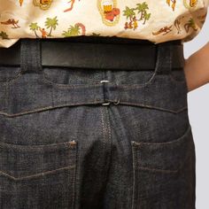 This season, make a statement with our 2023 Summer Collection of raw, high-quality regular back cinch jeans shorts! With a midweight 14oz fabric, high waist, zipper & button closure, and street-style cut, these shorts guarantee to make you stand out from the crowd.Why You'll Fall In LoveCrafted with meticulous attention to details, these jeans shorts will give you a timelessly stylish edge. The raw back cinch feature offers a unique silhouette, while the midweight 14oz fabric adds just the right Back Jeans, Cinch Jeans, Mens Jean Shorts, Mens Denim Shorts, Japanese Denim, High Waisted Jean Shorts, Raw Denim, Denim Details, Classic Man