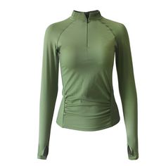 Product Description     Item Type: Yoga & Fitness T Shirt  Gender: Women  Material: Polyester, Spandex  Fabric Type: Broadcloth  Sleeve Length(cm): Full  Closure: Zipper  Pattern Type: Solid  Features: Compressed, Anti-Wrinkle, Breathable, Anti-Pilling, Anti-Shrink, Quick Dry  Application: Yoga, Gym, Workout, Exercise, Fitness, Outdoor, Sports, Running     Load More Images                 VIVINCH 5-POINT HAPPINESS CHECKLIST    FREE shipping provided and it’s not a fake promise. Secured payments Affordable Outdoor Sportswear Tops, Running Shirts For Women Long Sleeve, Tight Long Sleeve Athletic Shirt, Long Sleeve Athletic Shirt Women, Workout Shirts Long Sleeve, Cheap Women's Sports Shirt, Womens Long Sleeve Athletic Shirt, Cheap Fitted Shirt For Sports, Cheap Long Sleeve Sports Tops