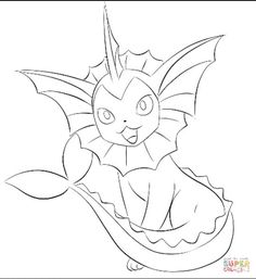 the pokemon coloring page is shown with an image of a pikachu in black and white