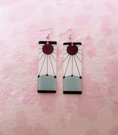 Hanafuda Earrings, Earrings Anime, Earrings Cottagecore, Jewelry Kawaii, Cottagecore Earrings, Anime Earrings, Kawaii Earrings, Anime Jewelry, Ear Rings