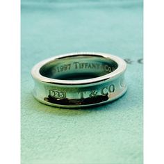 Tiffany & Co. 1837 Concave Size 9.25 Wide 6.5mm Band Love Ring Silver. Pre Owned. Has Been Cleaned And Polished. 9.1 Grams Has Been Cleaned And Polished No Pouch Rare Size. Love Ring Silver, Tiffany And Co Jewelry, Jewelry Tiffany, Tiffany Co Jewelry, Love Ring, Ring Silver, Womens Jewelry Rings, Tiffany & Co., Silver Color