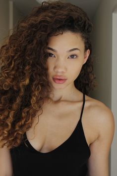 Ashley Moore // Height: 5'8, Waist: 25, Hips: 36 Big Bounce, Ashley Moore, How To Grow Natural Hair, Hair Crush, Sun Sign, Mermaid Hair, Hair Envy