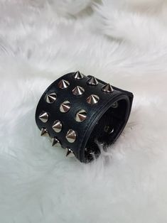 Leather cuff bracelet wristband for women s. Metal Rocker | Etsy Womens Costumes, Womens Cuff Bracelets, Punk Accessories, Metal Spikes, Hand Accessories, Leather Cuff Bracelet, Viking Warrior, Leather Cuffs Bracelet, Metal Accessories