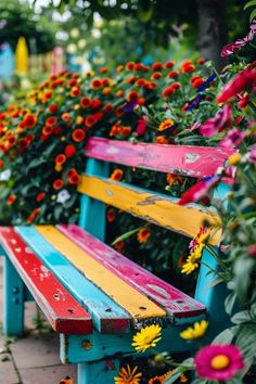 Explore unique bench painting ideas that bring color to your garden with fun and creative techniques, enhancing your outdoor space.