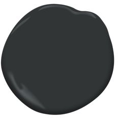 a black paint color with white background