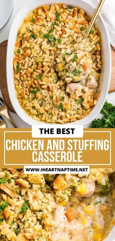 the best chicken and stuffing casserole recipe