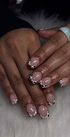 #Nails French Tip Black Women, Birthday Mail, Overlay Nails, Gel Toe Nails, Mail Ideas, Acrylic Nail Set, Simple Acrylic, French Manicure Nails