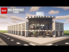 Modern Buildings Minecraft, Minecraft Clothing Store Ideas, Mall Minecraft Ideas, Minecraft Mall Building, Minecraft City Buildings Easy, Minecraft Gym Building, Minecraft Shopping Mall Ideas, Minecraft Clothes Store, Minecraft Mall Interior