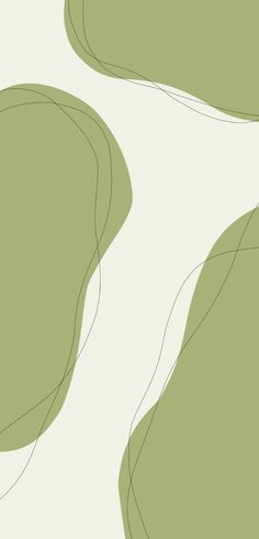 an abstract green and white background with wavy lines in the shape of oval shapes on top of each other