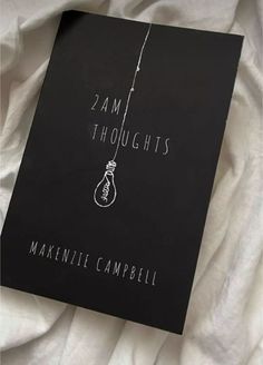 a book with the title zam thoughts written on it