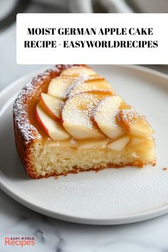 the most german apple cake recipe - easy world recipes