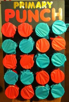 an image of a punch game made out of cupcakes