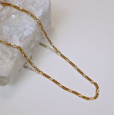 "14k gold filled Figaro chain necklace. This statement piece fits every occasions and outfits. This listing for only Figaro chain necklace, short and long chain with zodiac pendant necklace is available from this link; https://www.etsy.com/listing/764024442/zodiac-necklace-astrology-jewelry?ref=shop_home_active_5 You can choose your necklace length from drop down menu. --------------------- HOW TO FIND OUT YOUR NECK SIZE ! Measure around your neck. Choose a place where you would you wear your ne Gold Figaro Chain Necklace For Everyday, 14k Gold-filled Figaro Chain Necklace As Gift, Everyday Gold Figaro Chain Necklace, 14k Gold-filled Jewelry With Figaro Chain, Dainty Gold Figaro Chain Necklace, Figaro Chain Link Necklace Gift, Gold Figaro Chain Necklace Gift, 14k Gold Filled Figaro Link Chain Necklace, Gold Minimalist Figaro Chain Necklace