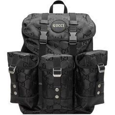 Gucci Off The Grid Backpack Econyl Black Nylon Gg Monogram Gucci Black Backpack For Travel, Designer Gucci Backpack, Black Gucci Backpack For Travel, Gucci Black Backpack For Everyday Use, Gucci Backpack Bag, Gucci Travel Bags With Logo, Black Gucci Bag For Everyday Use, Luxury Gucci Backpack, Gucci Backpack With Dust Bag For Travel