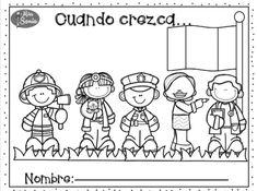 a coloring page with three children holding flags and the words cuad do crezd