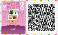 an animal crossing card with a qr code on the front, and a photo of a