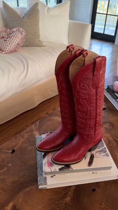 City boots are high-quality cowboy boot. Check out my page for multiple color options of my favorite western boots- perfect for a Texas getaway, country concert or vacation. Red Cowboy Boots Outfit, City Boots, Country Concerts, Country Concert, Cowboy Boot, Outfit Combinations, Country Outfits