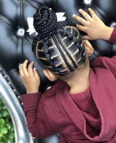 Hair Styles Tutorials, Easy Braid Styles, Daughter Hairstyles, Black Kids Braids Hairstyles, Girls Natural Hairstyles