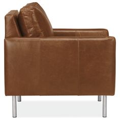 Mid-century styling meets modern comfort in the Jasper leather sectional. Narrow arms make the most of the seating space, while elegant legs give Jasper a light profile. Plush, blend-down cushions envelop you in comfort and the smaller scale frame won't overwhelm your space. | Modern Room & Board | Jasper Leather Sectionals Corner Chaise, Curved Sectional, Sectional Chaise, Modern Leather Sofa, Modern Living Room Furniture, Teal Leather, U Shaped Sectional, Square Ottoman, Space Room