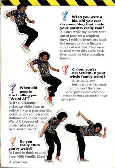 an advertisement with instructions on how to do the splits in different positions, including one man doing